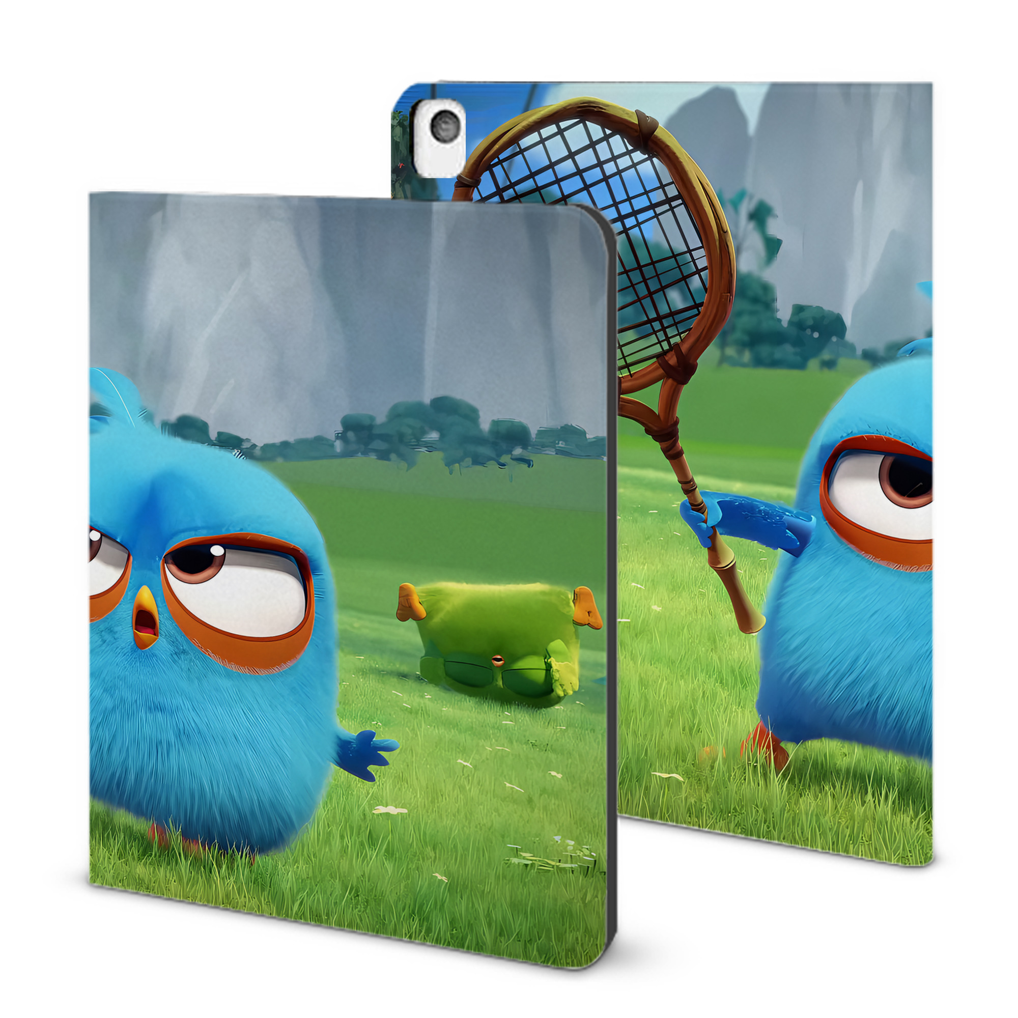 （画像用） Angry Birds アングリーバード IPadケース ペンホルダー付き ブックスタイルデザイン